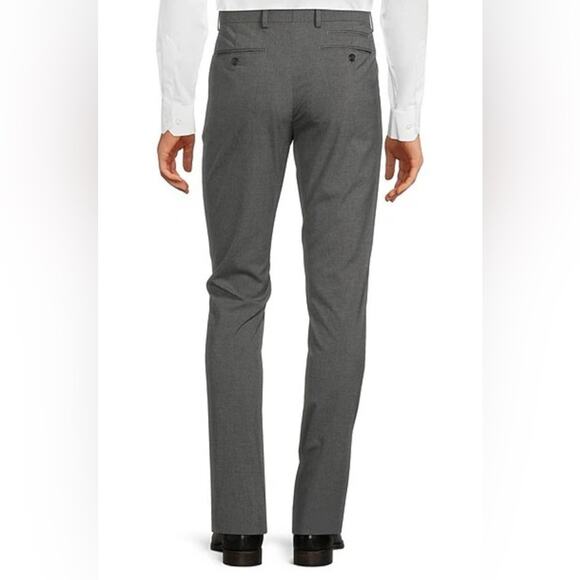 Mens Murano Wardrobe Essentials Evan Extra Fit TekFit Waistband Charcoal Sz36 - Picture 2 of 9